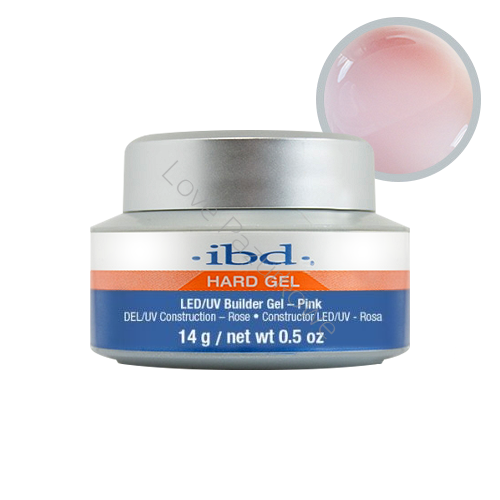 IBD LED/UV Builder Gel - Pink 14g 